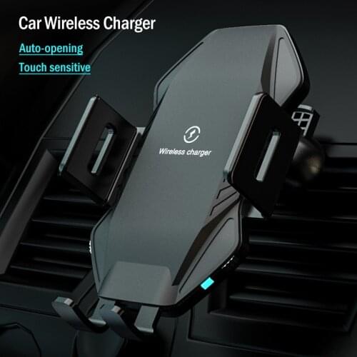 10W Fast Car Wireless Charging Stand for Samsung Galaxy S8 S9 S10 S10E S20 S21 Plus Ultra FE S21+ 5G Automatic Clamp Car Charger