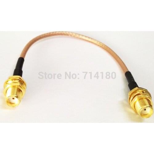 100pcs SMA Female Switch Female Jack Pigtail Cable RG316 For Wireless Router Wholesale 15CM