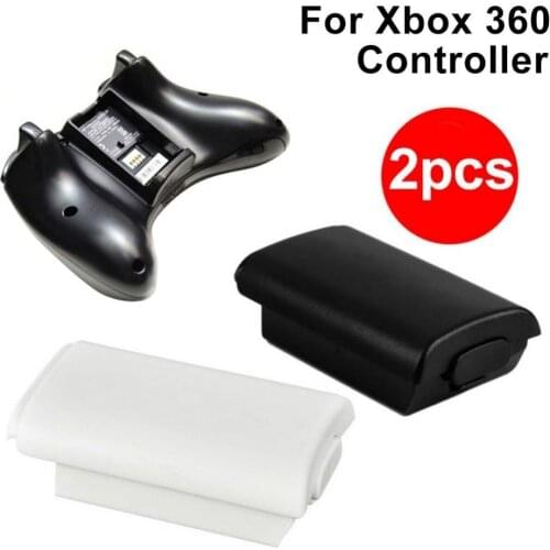2Pcs Precise AA Battery Plastic Hard Back Cover Case Protector for Xbox 360 Controller Easy to install Games Accessories