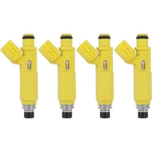 4Pcs Car Fuel Injector Nozzle for Toyota RAV4 2001-2003 23250-28050 23209-28050