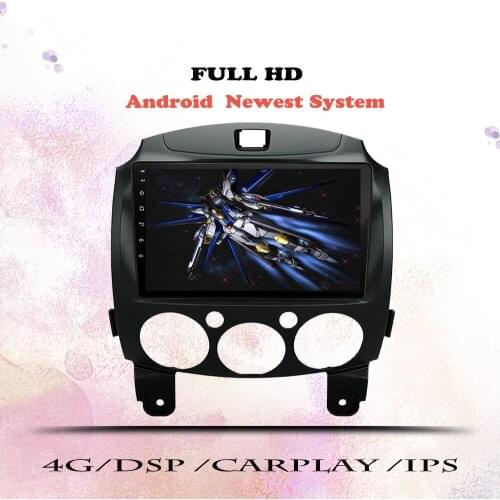 Android 10.0 Car Radio Multimedia For Mazda 2 2007-2014 Video Player Navigation GPS WIFI Stereo Goods No 2 Din DVD Head Unit
