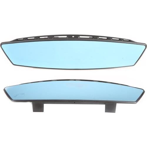 55-80mm Wide Angle Car Rear View Mirror Panoramic Curve Convex Blue Dimming Rearview Mirror For Trucks SUVs Pick-up