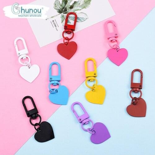 DIY Custom Keychain Love Metal Lettering Engraved Name Key chain Couple Friend Gift Keychain Accessory Bag Mobile Phone Keychain