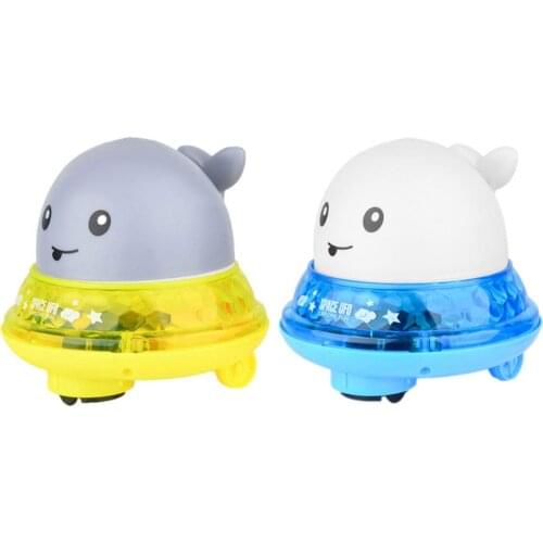 Baby Bath Toys Spray Water Shower Swim Pool Bathing Toys For Kids Electric Whale Bath Ball With Light Music LED Light Toys Gift