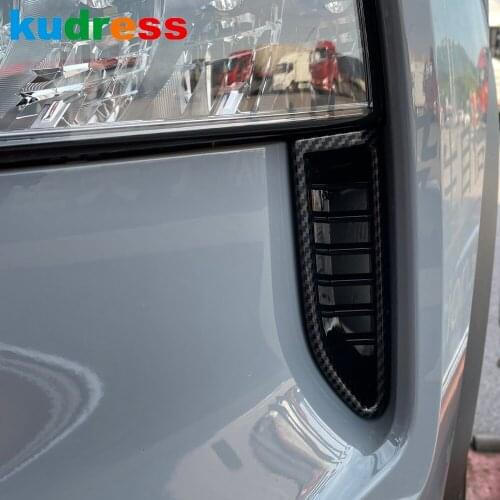 For Nissan Rogue X-trail 2021 2022 Carbon Fiber Style Front Headlight Eyelid Eyebrow Cover Trim Car Styling Accessories 2pcs/set