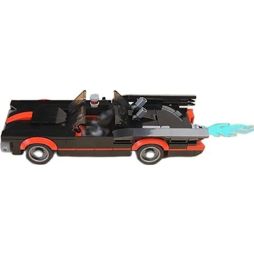 Movie Series 1966 Bat Car Building Blocks Kit Bat Vehicle Racing Mobile Supercar Cars Bricks Toys For Children Birthday Gift