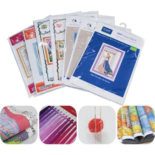 Cactus DIY Handmade Needlework Counted 14CT Printed Cross Stitch Embroidery Kit Set Home Decoration Craft