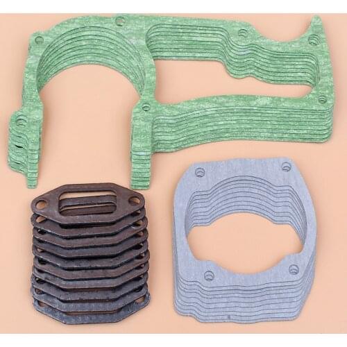 Muffler Cylinder Crankcase Gasket Set Fit HUSQVARNA 372 365 362 371 Chainsaw Replacement Parts