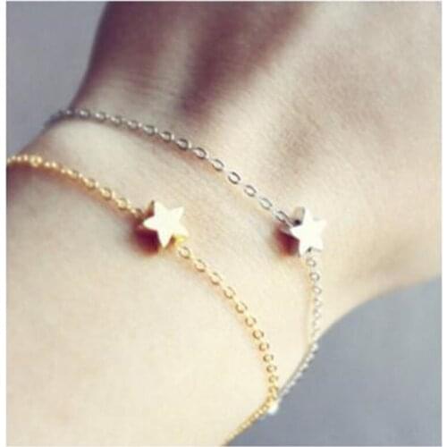 Korean fashion cute star Bracelet for women alloy nickel free gifts fj148