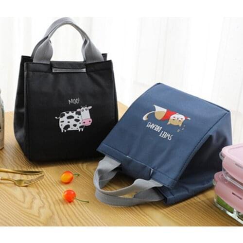 New Thermal Insulation Bag, Bento Bag, Cartoon Portable Lunch Box Bag, Large Picnic Bag, Ice Bag, Portable Convenient Universal