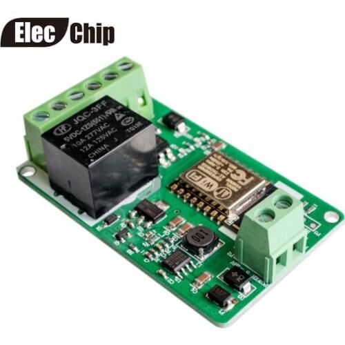 New Arrival 1Pcs Green ESP8266 10A 220V Network Relay WIFI Module Input DC 7V~30V Modules