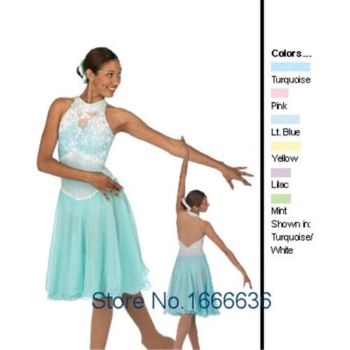 Custom Figure Ice Skating Dresses For Girls With Spandex Graceful New Brand Figure Skating Dress For Competition DR2720