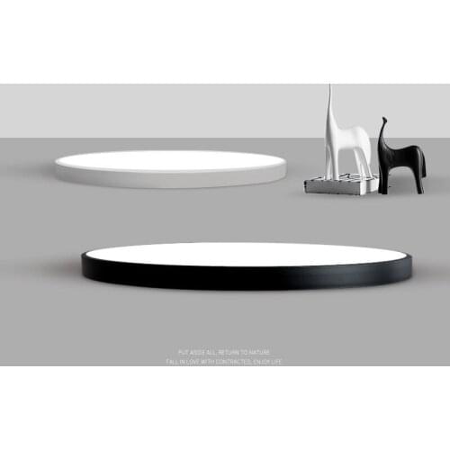 Simple Nordic Led ceiling lamp ultra-thin circular living room bedroom study ceiling lamp Dimmable acrylic lamp Free Shipping