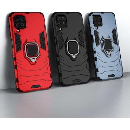 Shockproof Armor Case For Samsung A12 Case Samsung A12 Bumper 6.5 inch Ring Stand Phone Cover For Samsung A12 Coque Funda capa