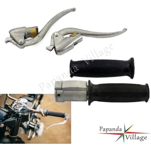 For MW/M1/M1M/M1S/M72/R12/R75/R51/R61/R66/R71 K750 Ural Sidecar Replika Handlebar Throttle Grips Brake Clutch Lever Control Kit