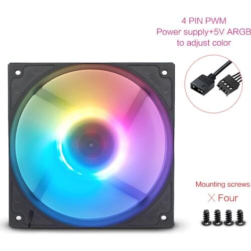 FANNER B140 140*140*25MM 5V ARGB Fans Colored lights Water-cooled radiator Fans