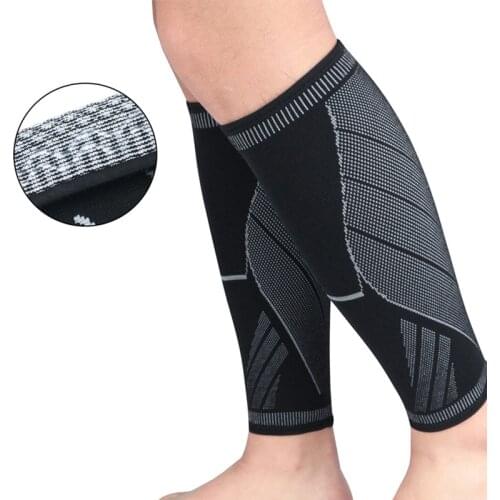 1pc Knee Lower Leg Sleeve Cover support brace Anti-slip gym fitness Running Basketball football Compression Knitted Protector