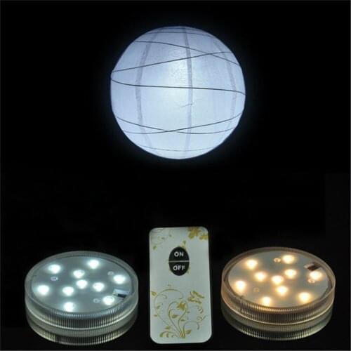 12 pieces/lot Battery Powered Remote Controlled Submersible Light/ Party Floralyte/ Party Lantern Light for Wedding Decoration
