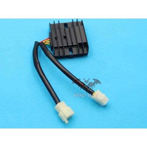 12V Twin Plug Rectifier Regulator CH125 CH150 5-Wire Charger For 200cc 250cc 300cc PIT PRO Quad Dirt Bike ATV Buggy PRO BAT New