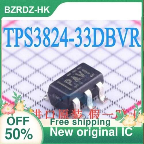 2-10PCS/lot TPS3824-33DBVR PAVI SOT23-5 New original IC
