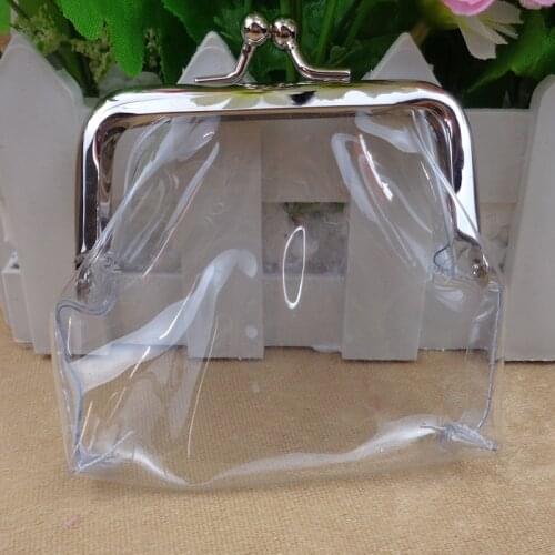 2021 PVC Clear Coin Purse Small Storage Bag Bank Card Bag Multifunctional Lipstick Coin Holder Key Wallet Coin Gift Bag Handbag