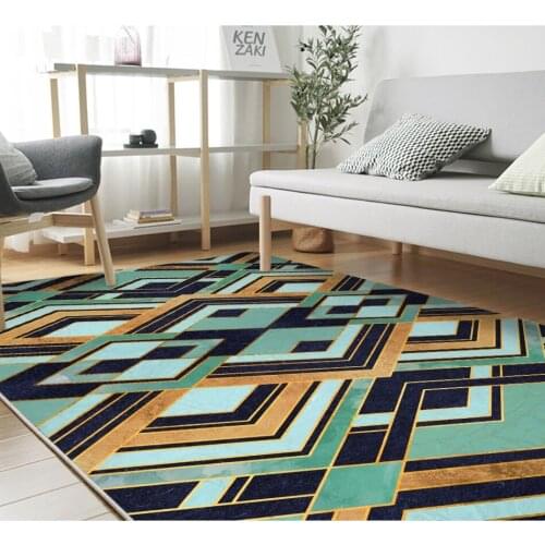 3d flooring papel de parede 3d wallpaper Modern geometric pattern lattice art mosaic tile floor stickers