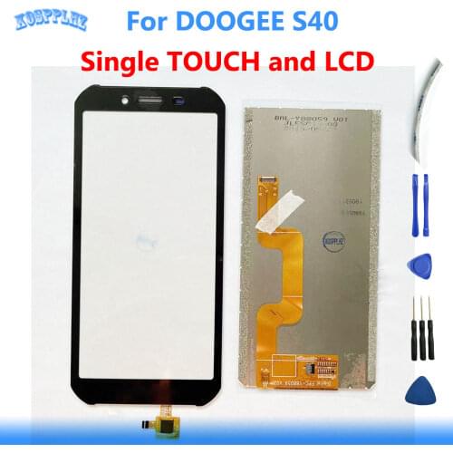 AICSRAD 5.5 inch For doogee s40 Touch Screen Glass 100% Guarantee tested Glass Panel Touch Screen For s 40 + tools