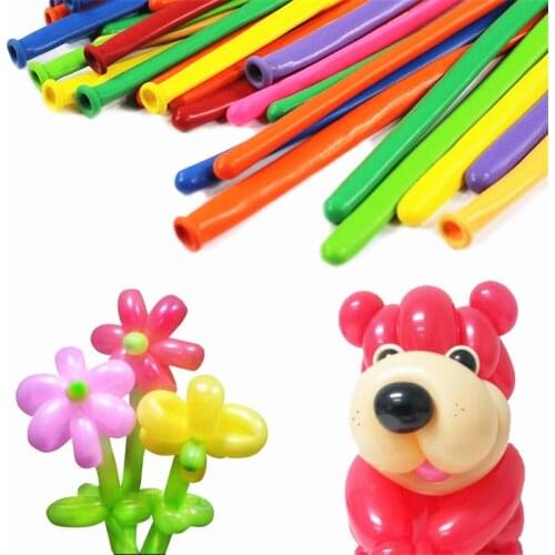 5pcs Long Balloons 260q Latex Long Balloon Magic Modeling Long Air Balls Green Long Balloons Birthday Black White Strip Balloon