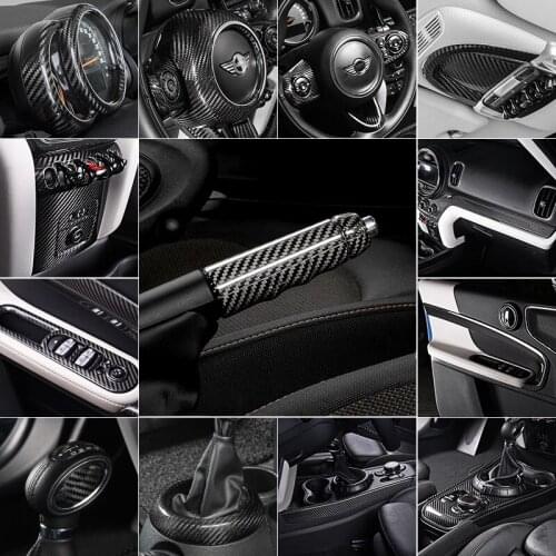 Car Decoration Accessories Carbon Fiber Protection Cover Sticker For BMW MINI Cooper F54 F55 F56 F57 F60 Car Interior Styling