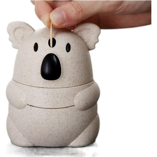 Toothpick Holder Hand Pressure Automatic Creative Cute Toothpick Box Household Minimalist Living Room Toothpick Tin Portable