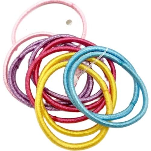 Wholesale 30Pcs Kids Tie Rope Tie Elastic Ponytail Holder Children Rubber Hair Band Girl Accessories