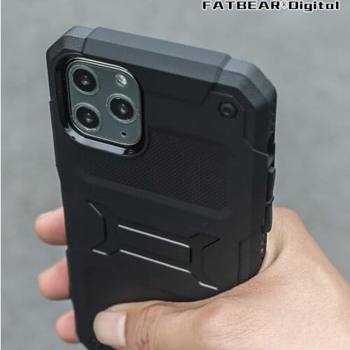[for Apple iPhone 11 Pro Max] FATBEAR Tactical Military Grade Rugged Shockproof Armor Buffer Case Cover
