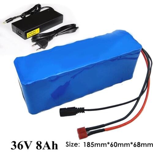 36V 8Ah 10S3P 18650 li-ion rechargeable battery pack 36v lithium battery for electric skateboard 250w e-bike bicycle battery