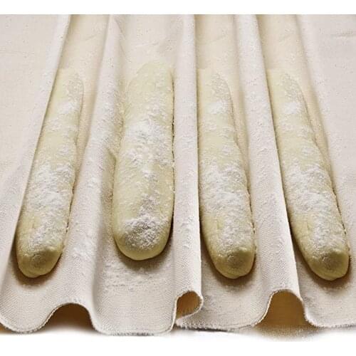 Linen Fermented Cloth 90x66 Dough Pans Proving Bread Baguette Flax Cloth Baking Mat Baking Pastry Kitchen Tools