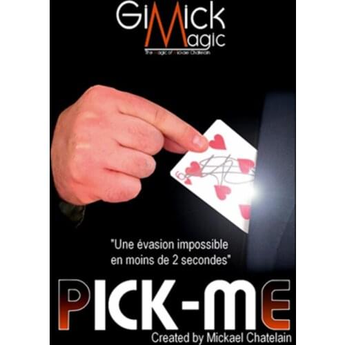 PICK ME by Mickael Chatelain Magic Tricks Gimmicks Card Magic Decks Beginner Magic Props Fun Mentalism Illusions Close up Magia