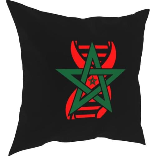 Marokkanischen Flagge Seine In Meinem DNA Marokko Platz Kissen Covers Sitzkissen Fall Kreativen Kissen 45*45cm