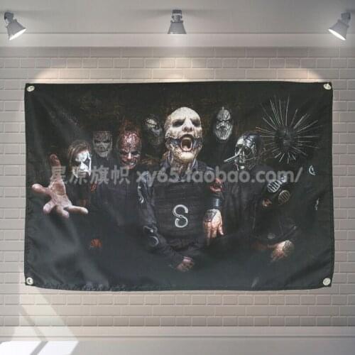 "Orchestra" Heavy Metals Rock Music Banners Hanging Flag Wall Sticker Cafe Restaurant locomotive club Live Background Decoration