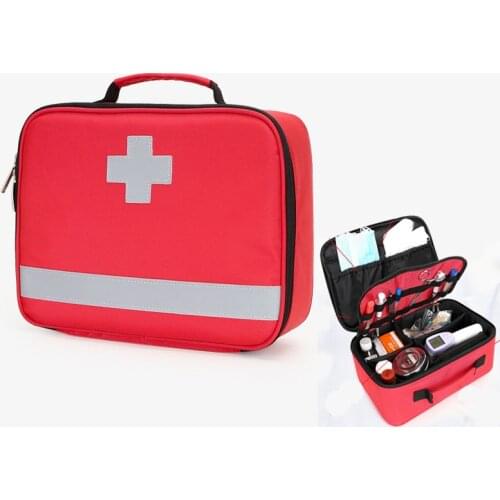 New Portable First First Aid Bag Portable Empty Bags Emergency Kit Medical Storage Travel Camping Survival Tactical Kits 3colors