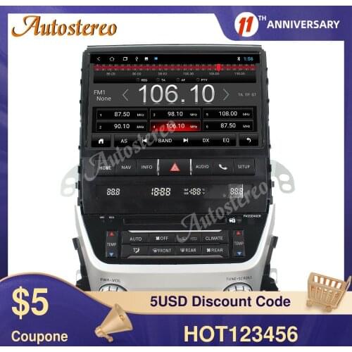 OEM Style For Toyota Land Cruiser LC200 2016-2020 Android 10.0 Car GPS Navigation Radio Stereo Multimedia Player All Base Up HD