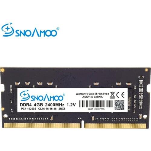 SNOAMOO Laptop Notebook DDR4 4GB 8GB 2133MHz 2400 MHz ram sodimm laptop memory support memoria ddr4 notebook