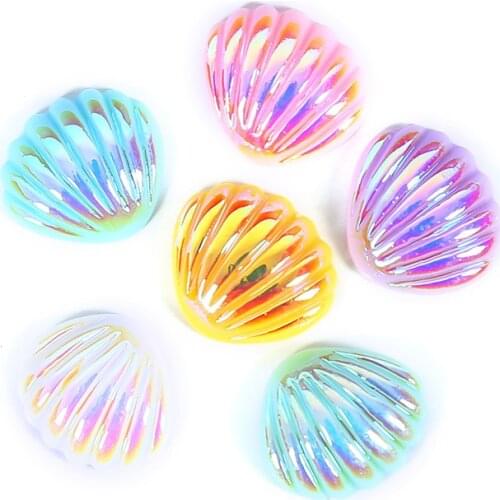 Colorful Shell Charms For Slime Diy Polymer Filler Addition Slime Accessories Toys Lizun Powder Modeling Clay Kit For Children