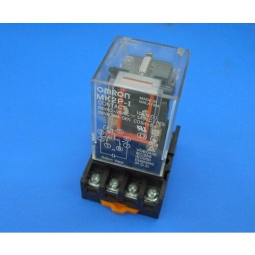 MK2P-I DC 24V Relay 8-Pin 10A 250VAC With PF083A Socket Base