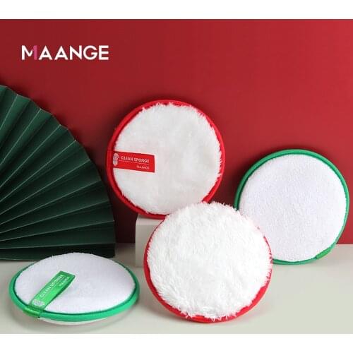 MAANGE Makeup Removal Sponge Flutter Wash Cleaning Cotton Flapping Reusable Wet Sponge Face Puff Soft Natural Cleaner Tools NEW