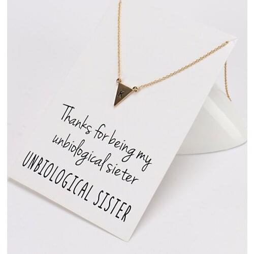 Wish Card Pendant Chains