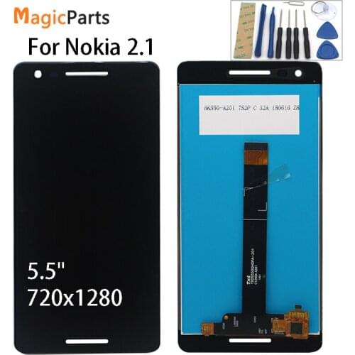 For Nokia 2.1 LCD TA-1080 TA-1084 A-1086 TA-1092 TA-1093 Display And Touch Screen Screen Digitizer +Tools And Adhesive