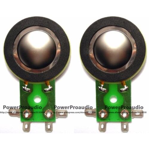 2pcs Diaphragm Horn Tweeter for TAPCO, MACKIE THUMP 6912, 6925 , 8 ohm - Titanium