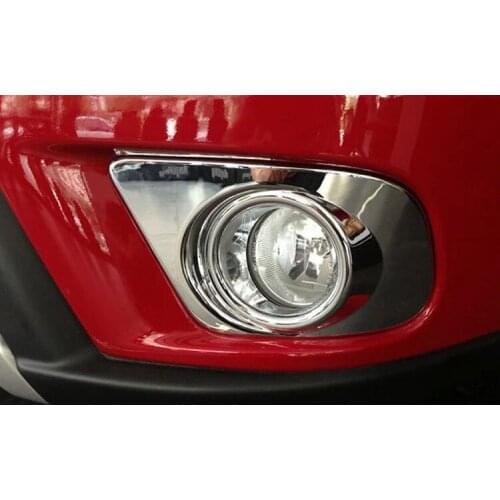 2Pcs for Dodge Journey 2013-2015 Front / Rear Fog Lamp Frame Rear Fog Lamp Side Strip Decorative