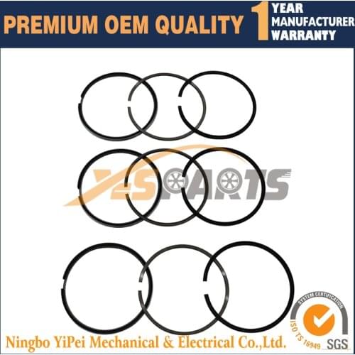 3 set Piston Ring STD 83mm for KUBOTA D1503
