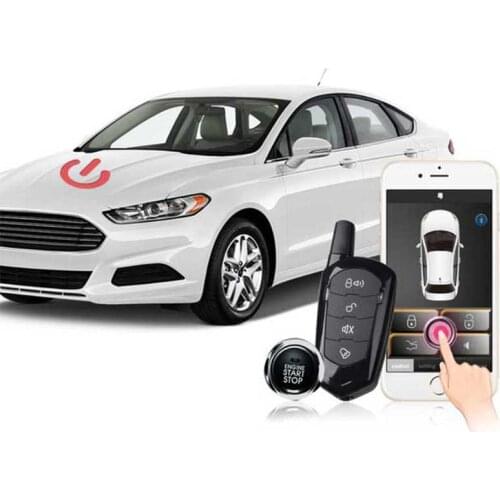 Automatic Starter Car Universal Bluetooth Pke Keyless Entry Car Alarm Car Door Lock System for Smart Key or Phone Control