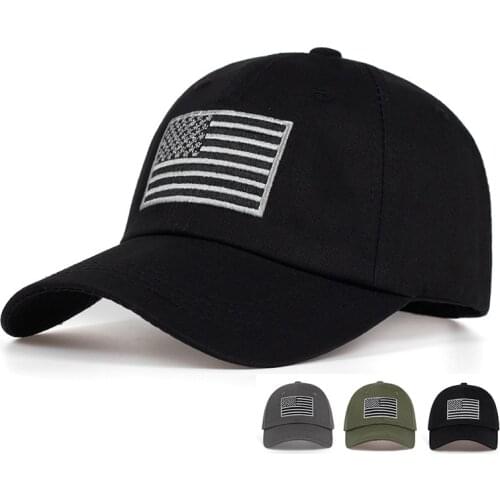 Fashion Baseball Cap Usa Flag Embroidered Cotton Adjustable Unisex Snapback Hats Outdoor Sports Casual Golf Caps Gorras